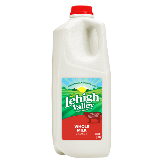 Lehigh Valley Whole Vitamin D Milk - 1/2 Gallon