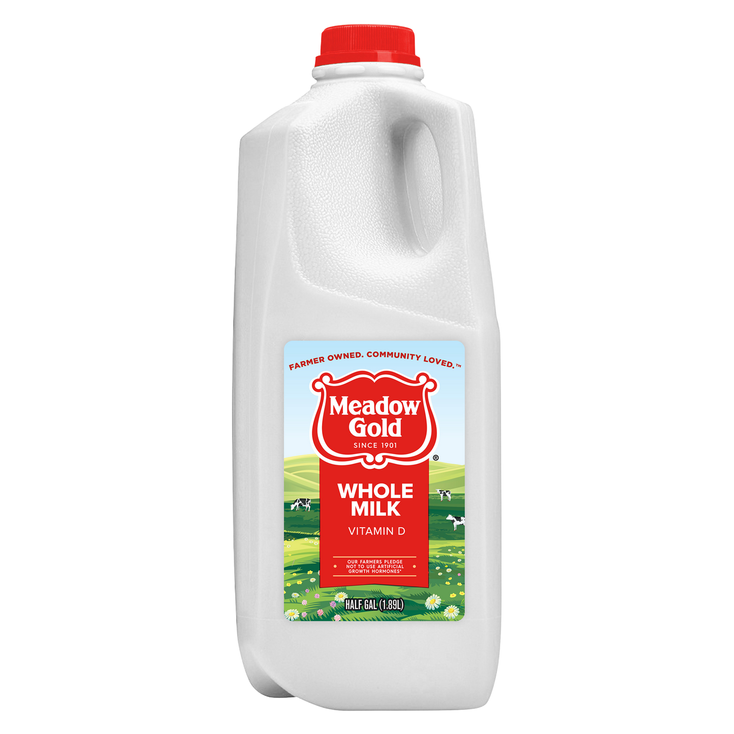 Meadow Gold Whole Vitamin D Milk - 1/2 gallon