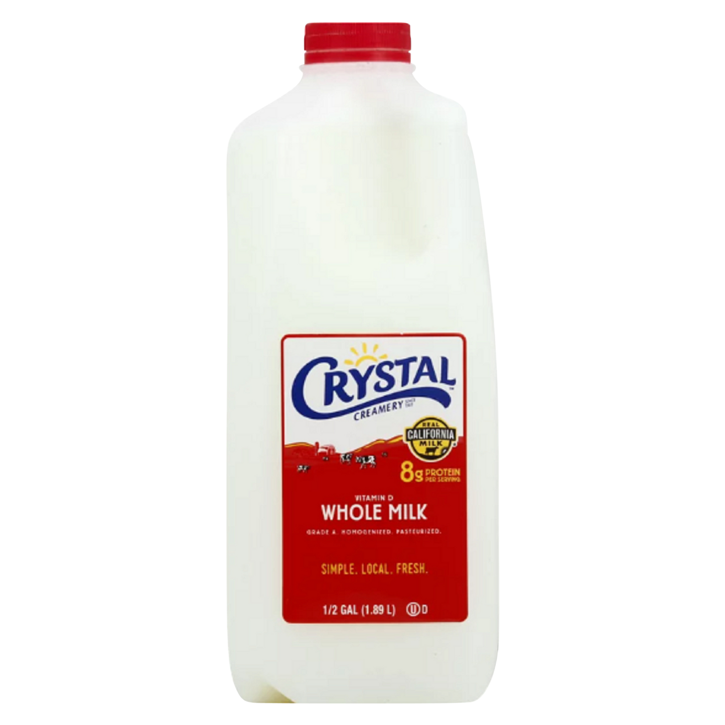 Crystal Whole Vitamin D Milk - 1/2 gallon
