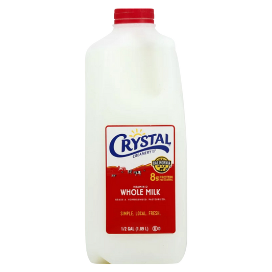 Crystal Whole Vitamin D Milk - 1/2 gallon